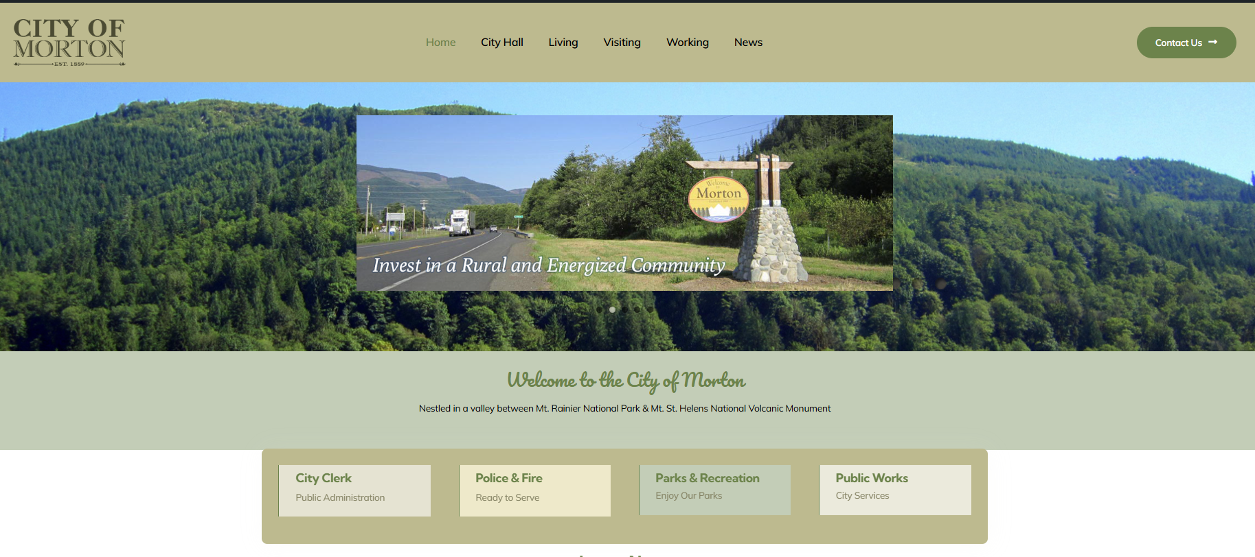 City of Morton WA logo